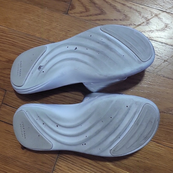 Cole Haan Silver Slide Sandals - Picture 10 of 10